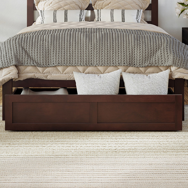 Underbed Storage Drawer, Walnut, Queen