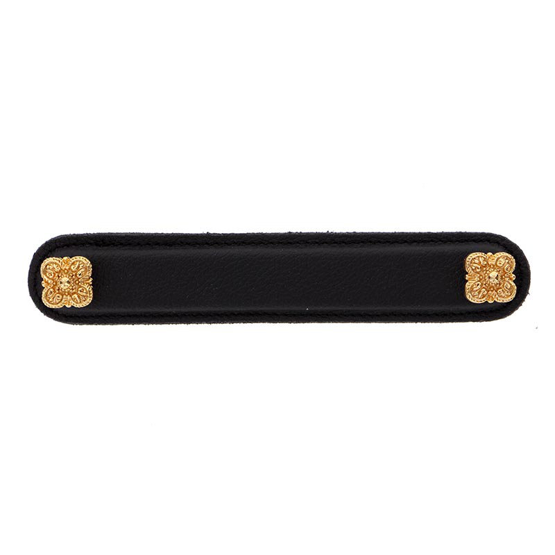 Napoli 4" Center to Center Bar Pull, 5", Polished Gold