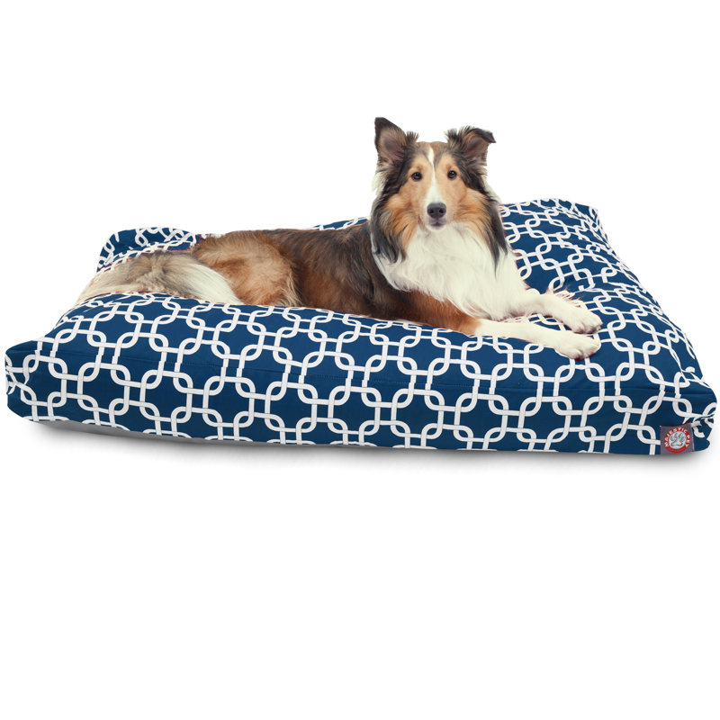 Coussin Links Orthopedic, Bleu marine, Grand (l 36 po x P 44 po x H 5 po) ;