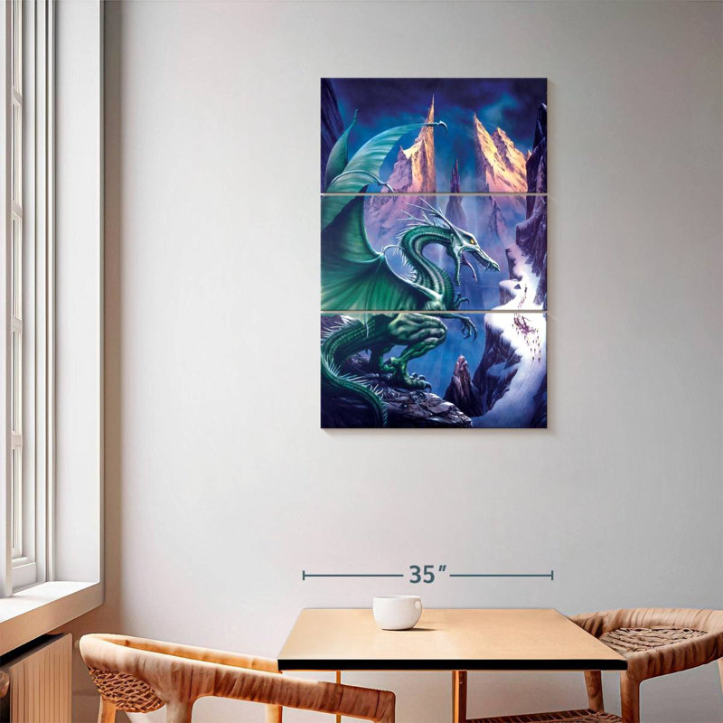 Kelan Dragon Of The North, 57" H x 36" W