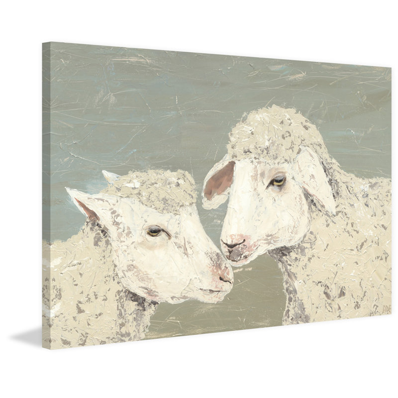 Gentle Partners - Reproduction d'art sur toile tendue, H 30 po x l 45 po x P 1,5 po
