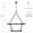 Zakery 20 - Light Dimmable Chandelier-1636945344