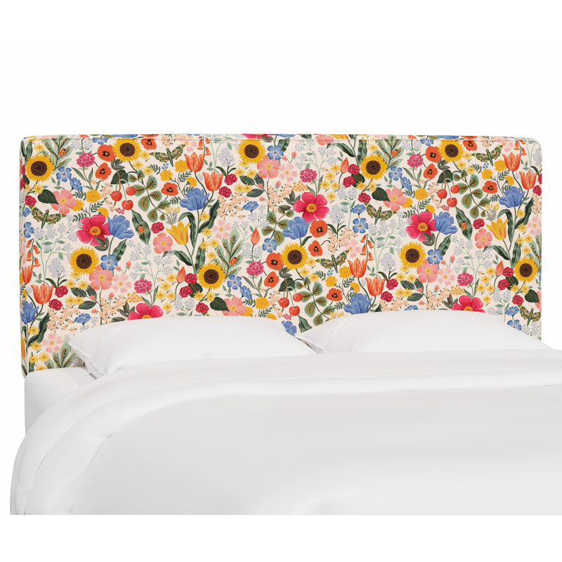 Elly Headboard, King, Rpc Blossom Blush Linen