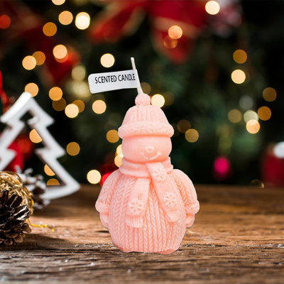 Snowman Scented Candle Gift Set Creatives Gift Set Christmas Gift Brithday Gift Decorations