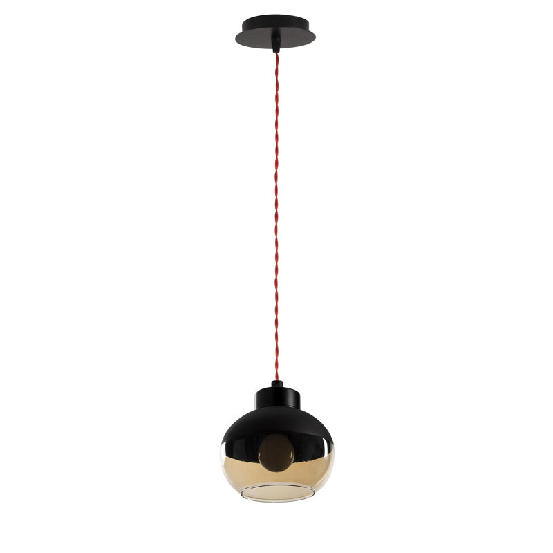 Luminaire suspendu sphère 1 lumière Liesl