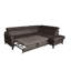 Victoria Upholstered Sleeper Corner Sofa with Ottoman-552775388-552775385
