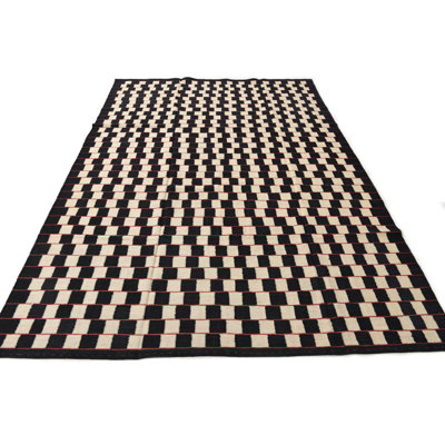 Tapis noir et blanc Jessen