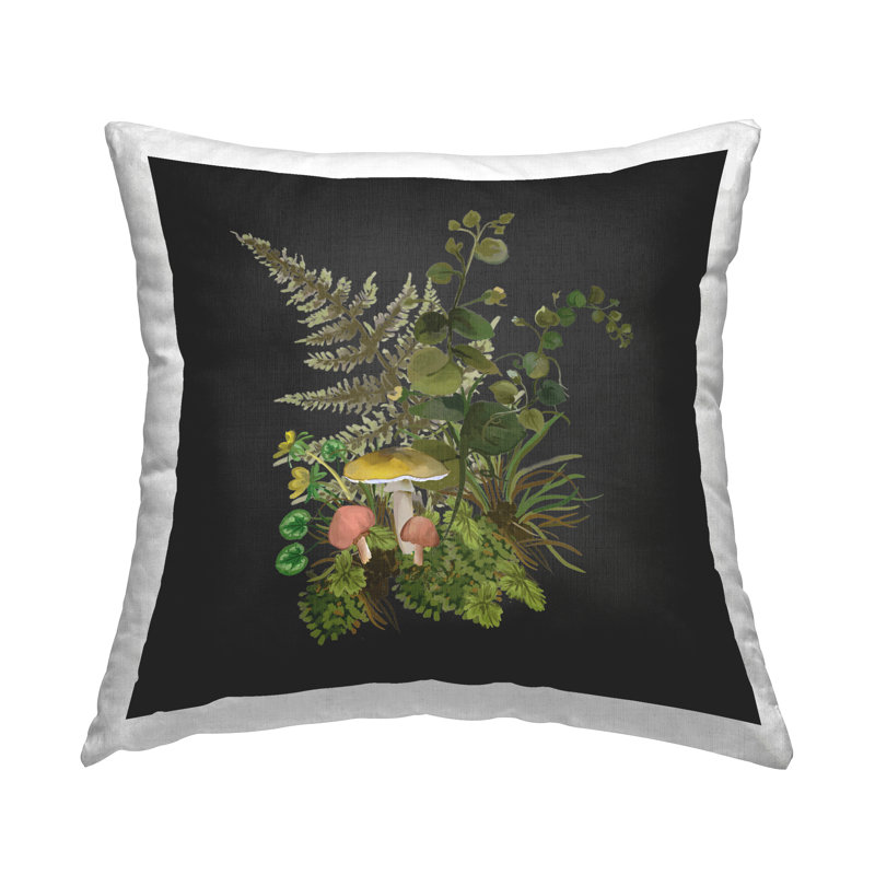 Coussin Sprouting Fern Leaves