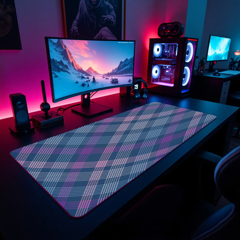 Polyester Desk Pad, 14.4x12.1