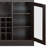 Espresso Finish Wine Cabinet