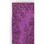 Tapis turc moderne sur mesure teint à la main de couleur mauve 4 x 7 pi avec motif de médaillon