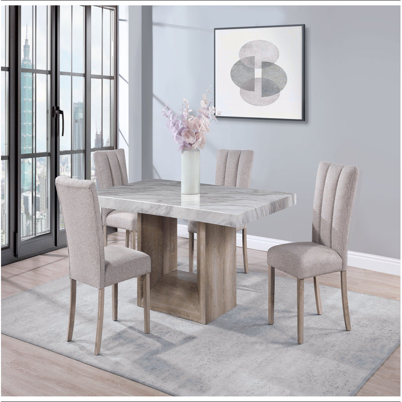 SHEENA NATURAL DINING TABLE, Natural