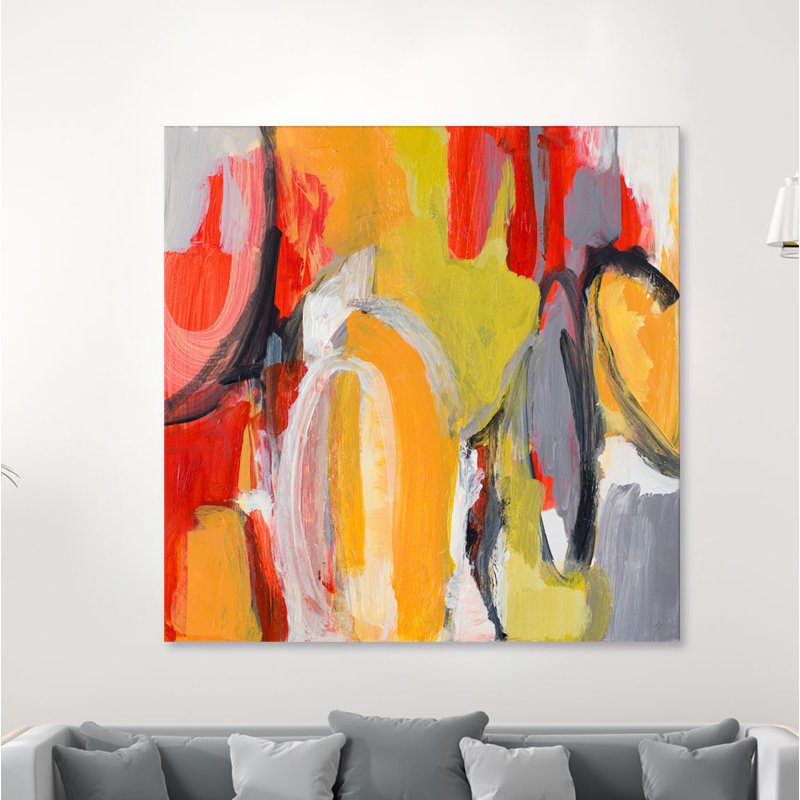 «City Symphony I» par Lanie Loreth, reproduction d'art sur toile tendue, H 72 po x l 72 po x P 1,5 po