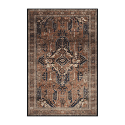 Tapis brun lavable à la machine
