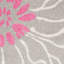 Tapis gris / rose / bleu à motif floral Carollee-25564873
