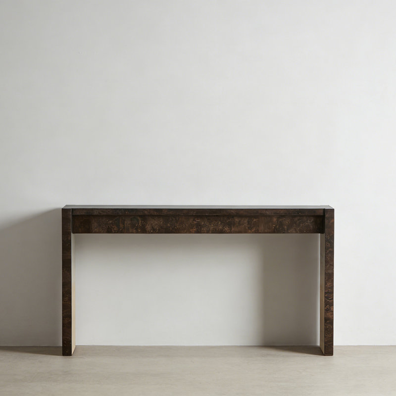 Console Retro Minimalist Art, H 27,95 po x l 47,24 po x P 12,99 po, Marron foncé