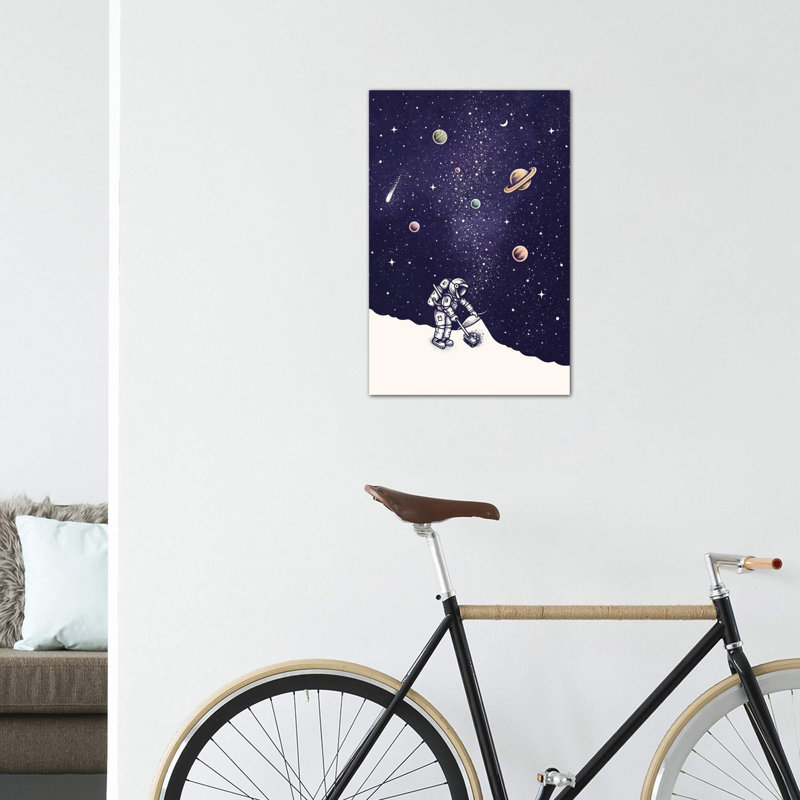 «Space Dust Color» par Enkel Dika - reproduction, Toile tendue, Pas de tapis, H 60 po x l 40po x P 1,5 po