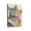 «Heartwarming» «Cuddling Tabby Kittens», art câlin de chaton, toile tendue, cadre pour studio confortable-1121513717