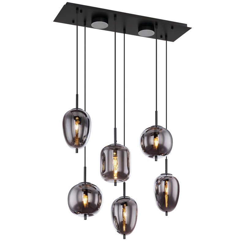 Nikitas 6 - Light Matte Black Pendant