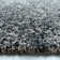 Geyer Grey Black Shaggy Rug Soft Fluffy Deep Pile Mottled Warm Bedroom Mat