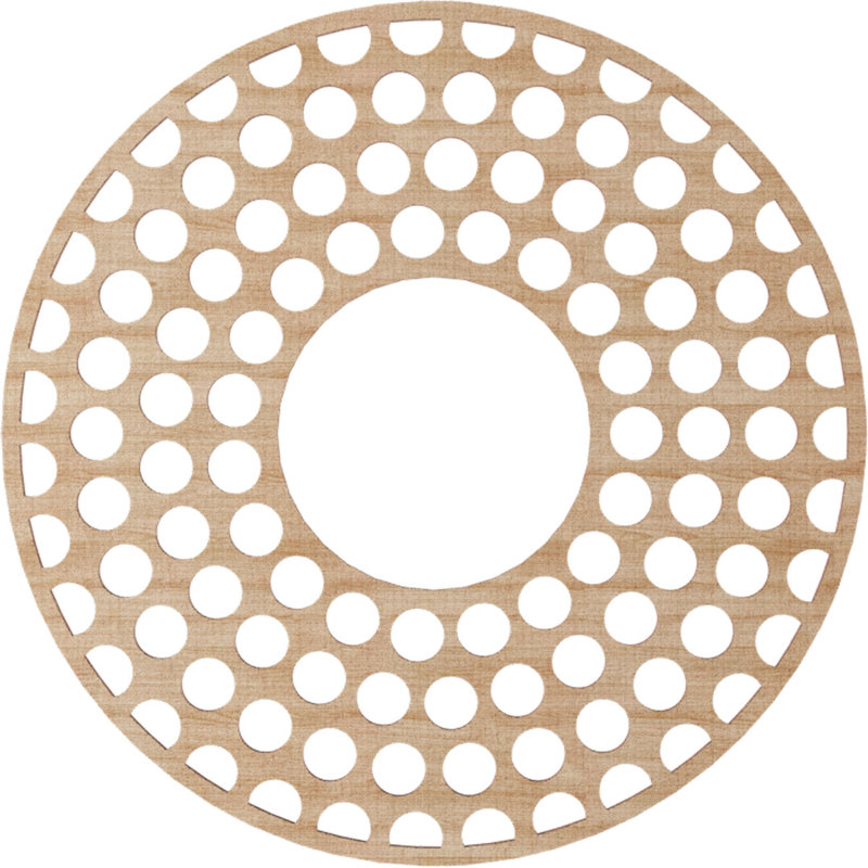 Médaillon de plafond 20 po x 7 1/4 po x P 3/8 po Fink, H 24 po x l 24 po x P 0,38 po, Aulne