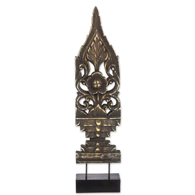 Sculpture royale en bois