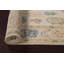 Tapis unique en coton 5 pi 10 po x 4 pi 10 po Hailly beige et ivoire