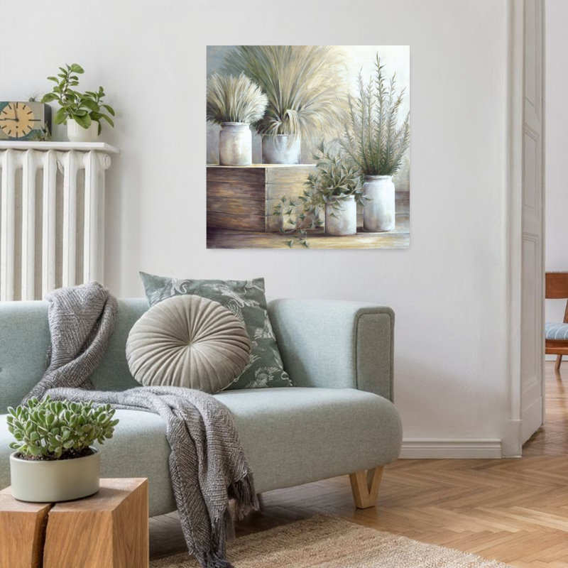 Jolies plantes exposées, H 32 po x l 32 po