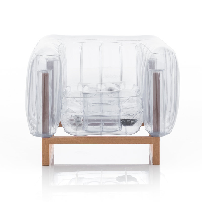 Yomi Outdoor Lounge Chair, Clear