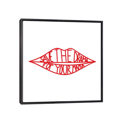 «Save the Drama for Your Mama Square», reproduction d'art graphique