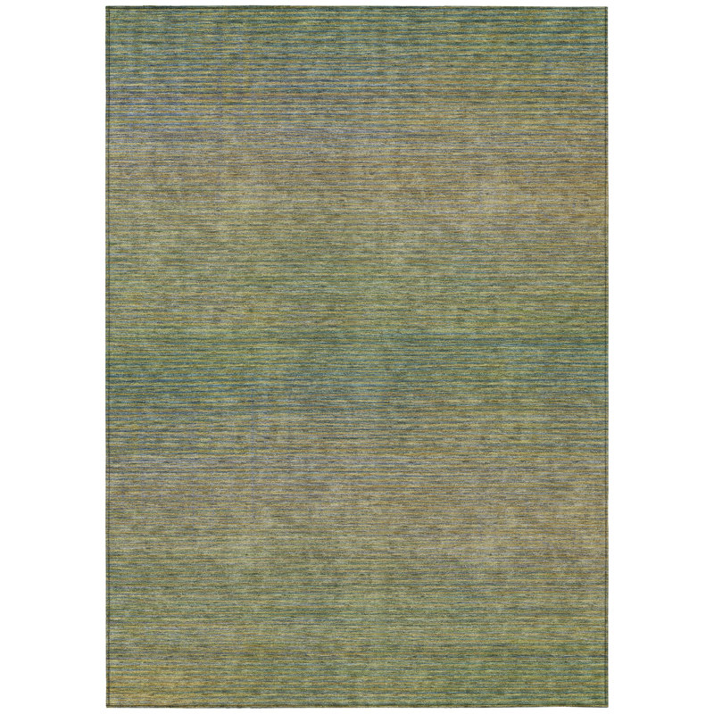 Tapis vert lavable intérieur / extérieur Maria , 8 pi x 10 pi