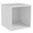 Danavia Stackable Cube End Table - Contemporary Minimalist Modular Shadowbox Accent Furniture for Bedroom, Living Room, or Office-763079680