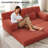Convertible Sofa Bed, Boneless Couch 4 in 1 Foldable Floor Sofa Couch, Loveseat Sofa Bed for Living Room, No Assembly Required-423293592
