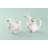 Sugar And Creamer Set with Lid