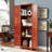 72.4" Tall Storage Cabinet Tall Storage Cabinet With 8 Doors And 4 Shelves ,Bookshelf Living Room, Kitchen, Dining Room, Office  Freestanding Storage Cabinet,Cherry-901541917