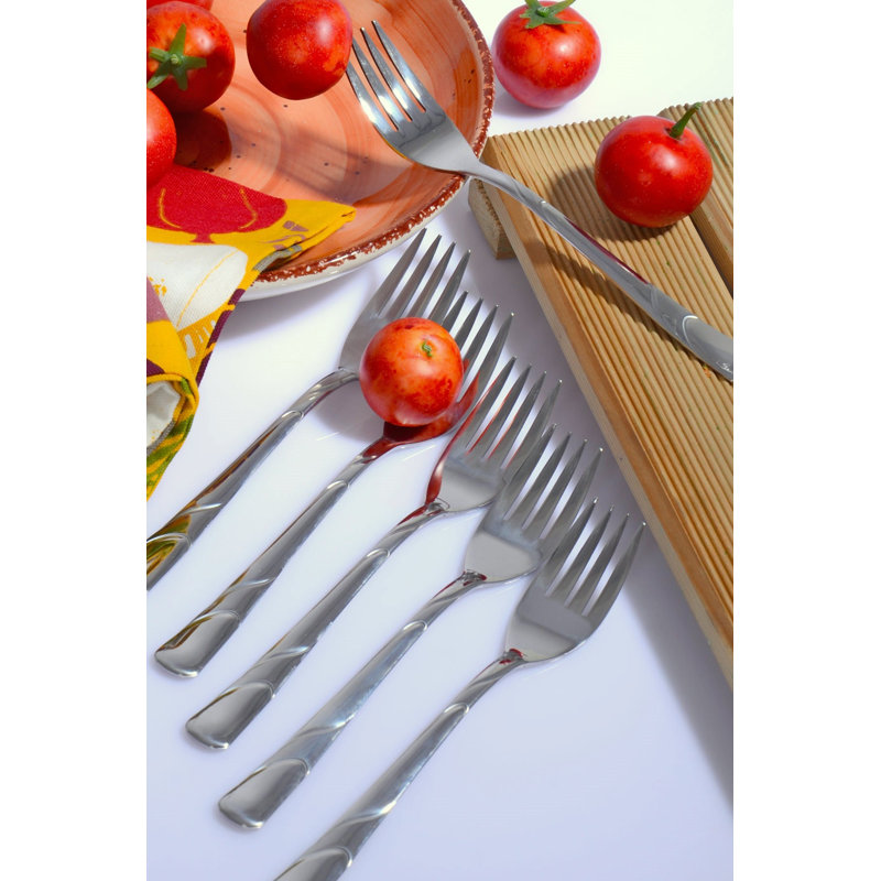East Urban Home Stainless Steel Flatware Set - Service for 6