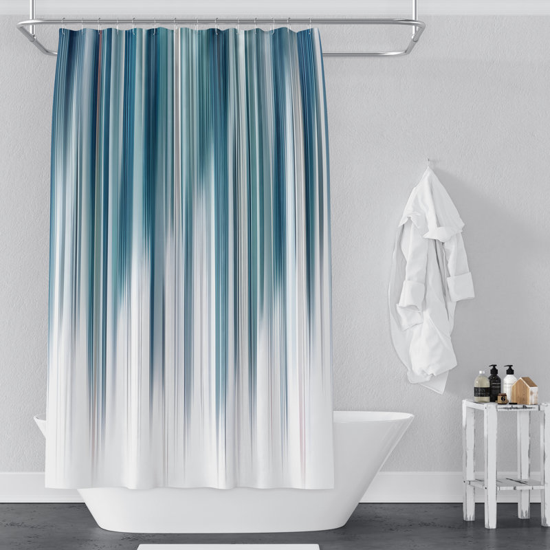 Rideau de douche à rayures Franktown, H 72 po x l 70 po