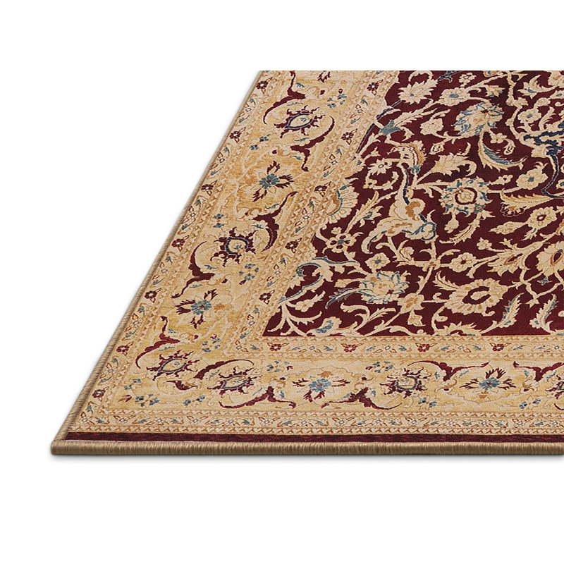 Tapis oriental rouge / brun clair, Rectangle 3 pi x 5 pi