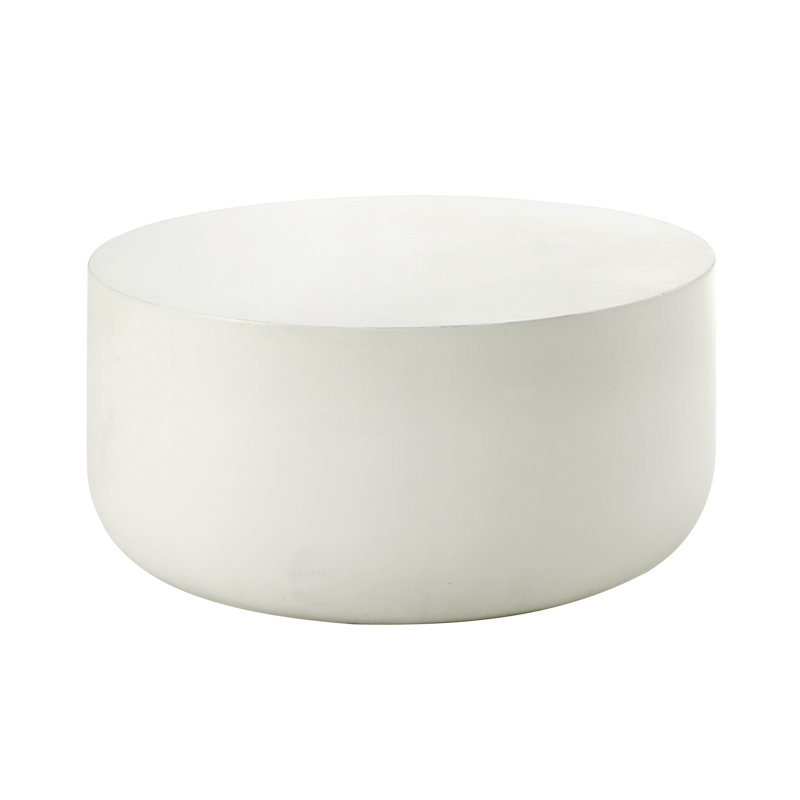 Dustan Natural White Finish Coffee Table