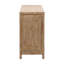 Patton 87" Reclaimed Pine Textured Sideboard in Medium Brown