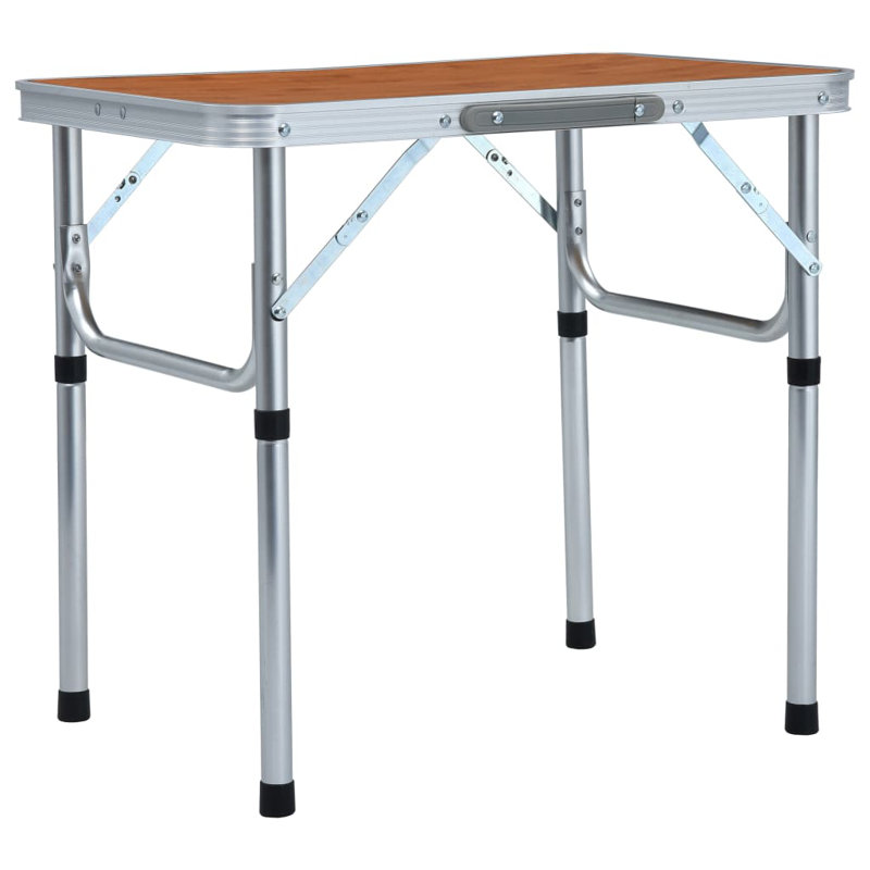 Forest Park Rectangular Folding Table, 56cm H x 60cm W x 45cm D
