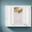Space Saving Medicine Cabinets, 35 In Wood Mdf Modern Storage For Home