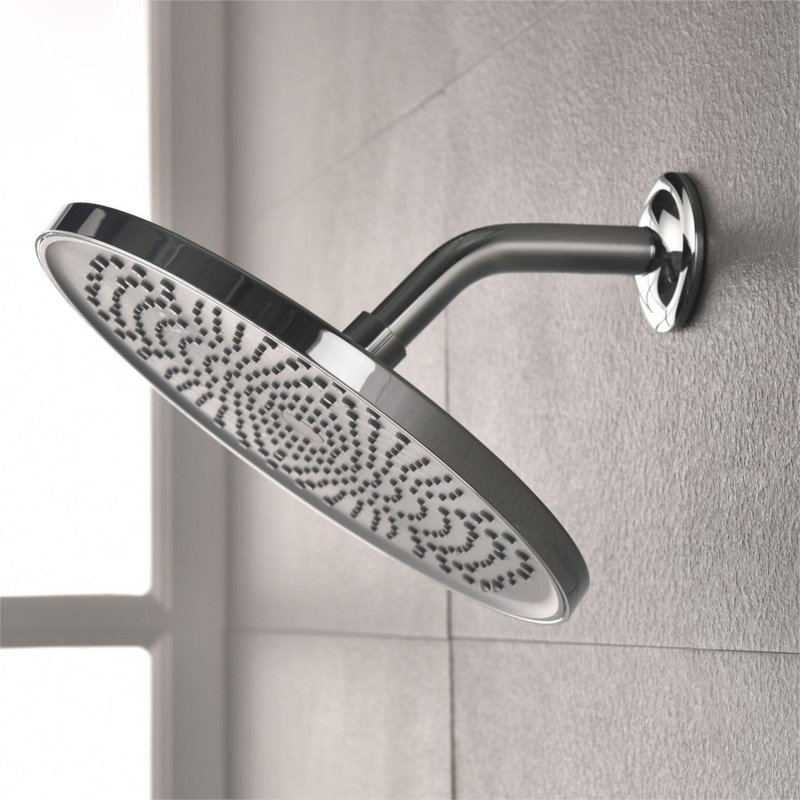 Pomme de douche réglable multifonctionnelle de luxe, Chrome