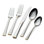 Harmony Gold Accent 65-Piece 18/10 Stainless Steel Flatware Set, Service for 12