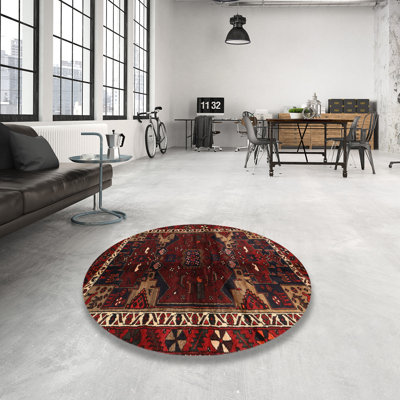 Tapis oriental beige / bourgogne