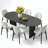 Janik 7 - Piece Oval Solid Wood Dining Table Set-1585645669