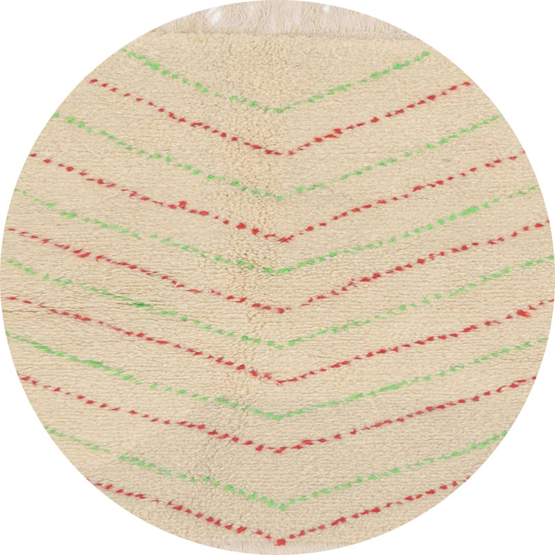 Tapis abstrait moderne 1800, Rond 8 pi
