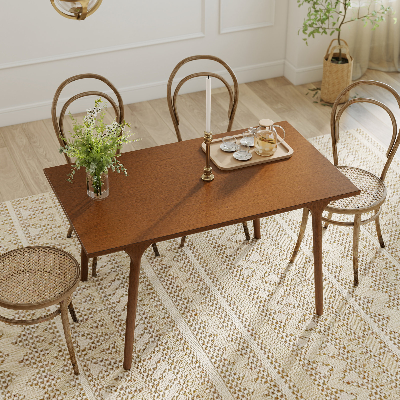 Dining Table,  29.5'‘ H x 70.88’' W x 31.5'' D,