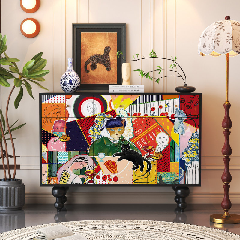 Armoire de rangement de style français