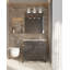 Ensemble de meuble-lavabo simple l 36 po x P 22 po Laurel, comptoir en marbre de Carrare, miroir 34 po et robinet chromé Laurel-104921748-113362028